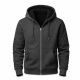 36 Pieces Unisex Cotton Fleece Sherpa Lined Zipper Hoodie Charcoal Assorted Sizes S-xl - Mens Sweat Shirt