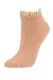 120 Pairs Sofra Girl's Texture No Show Lace Socks 9-11 - Girls Crew Socks