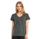 72 Pieces Sofra Ladies Classic Fit V Neck T-Shirt Char. Grey Large - Womens Camisoles & Tank Tops