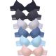 288 Pieces Sofra Ladies Cotton Plain Bra, 3 Hooks & Wide Strap C Cup - Womens Bras And Bra Sets