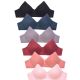 288 Pieces Sofra Ladiesno Wire 3 Hook Plain Cotton Bra B Cup - Womens Bras And Bra Sets