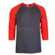 30 Pieces Top Pro Men's 3/4 Sleeve Baseball Tee Size M - Men's Tee Shirts For Donation