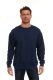 72 Pieces Unisex Fleece Line Cotton Crew Neck Sweat Shirt Navy Size Small - Mens Sweat Shirt