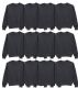 72 Pieces Unisex Fleece Line Cotton Crew Neck Sweat Shirt Charcoal Size Xlarge - Mens Sweat Shirt