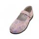 Wholesale Footwear Satin Brocade Upper Mary Jane Shoes 6-11 Pink