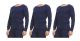 3 Pieces Yacht And Smith Men's Thermal Long Sleeve Shirt In Navy Size Large - Mens Thermals