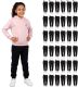 Yacht & Smith Girls Fleece Jogger Pants Black Color Size L