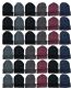 Yacht & Smith Unisex Assorted Dark Colors Adult Winter Beanies