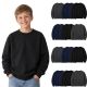 Youth Cotton Crew Neck Sweat Shirt Assorted Black Navy Gray Size Medium