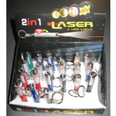 Laser Pointer And Flashlight Key Chain