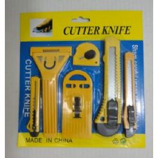 6pc Utility Knife Set [snap -Off Blade]