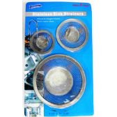 3 Pack Stainless Steel Sink Strainers
