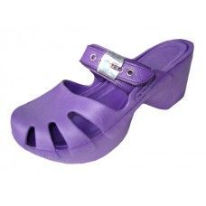 Wholesale Footwear Women Wedge Sandals Purple Color Only