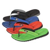 Wholesale Footwear Men's Flip Flops In Assorted Colors And Sizes