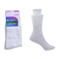 Socks 1 Pair Men's White Clr