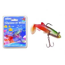 Fishing W/3hook 3asst Clr Red+yellow,red+black,red Clr