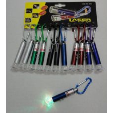 2 In 1 Laser & Multi Color Light With Keychain CliP--Rose Tip