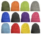 Yacht & Smith Unisex Stretch Colorful Winter Warm Knit Beanie Hats, Many Colors