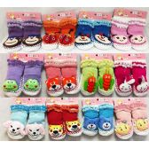 Wholesale Footwear Baby Cartoon Animal 3d Double Lined Knitted Socks