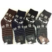 Double Layered Knitted Man Winter Socks