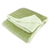 UltrA-Plush Reversible Throw Blanket Sage
