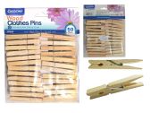 48pc Wooden Cloth Pegs