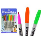 8pc Permanent Markers In Assorted Colors