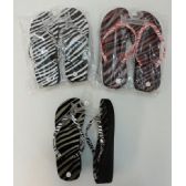 Wholesale Footwear Ladies Platform FliP-Flops [zebra]