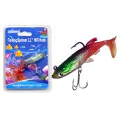 Fishing W/3 Hook 3.2" 3asst Color