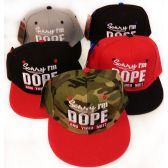 Snap Back Flat Bill Sorry I'm Dope Hat Assorted Colors
