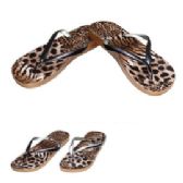 Wholesale Footwear Ladies Flip FlapS-Leopard Prints