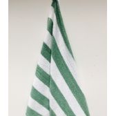 Economy Stripe Green 30x60 Cabana Beach Towel