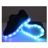 Wholesale Footwear Led Shoes Kids Mix Size ( 18 Pairs ) Black Only