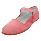 Wholesale Footwear Girl's Classic Cotton Mary Jane Shoes Pink Color Only