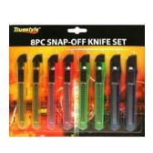 8pc SnaP-Off Knife Set