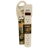 6 Outlet P. Strip Ul Listed