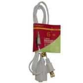 6ft White Extension Cord