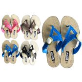 Wholesale Footwear Women's Slippers 4 Assorted Colors