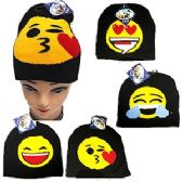 Knit Emoji Beanie Ski Cap.