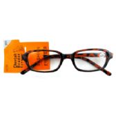 Acrylic Reading Glasses With Rounded Rectangle Shaped Lenses (strength +2.00)