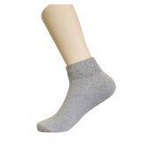 Men's Diabetic Ankle Socks Gray Size 10-13