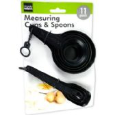 11pc Plastic Measuring Spoon Set