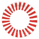 Nine Inch Eight Count Paper Plate Red