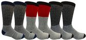 Yacht & Smith Men's, Cotton Athletic Sports Casual Sock Gray W/ Colored Top
