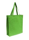 Promotional Canvas Shopper Tote Lime Green