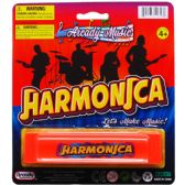Harmonica Play Set On Blister Card