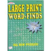 Large Print Word Find - Full Size Book