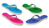 Wholesale Footwear Women's Sandals With/ Rhinestone Straps - Assorted Colors