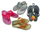 Wholesale Footwear Women's Thong Sandals With Cascading Straps - Assorted Colors