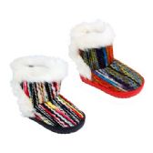 Wholesale Footwear Kid's Colorful Fur Boots